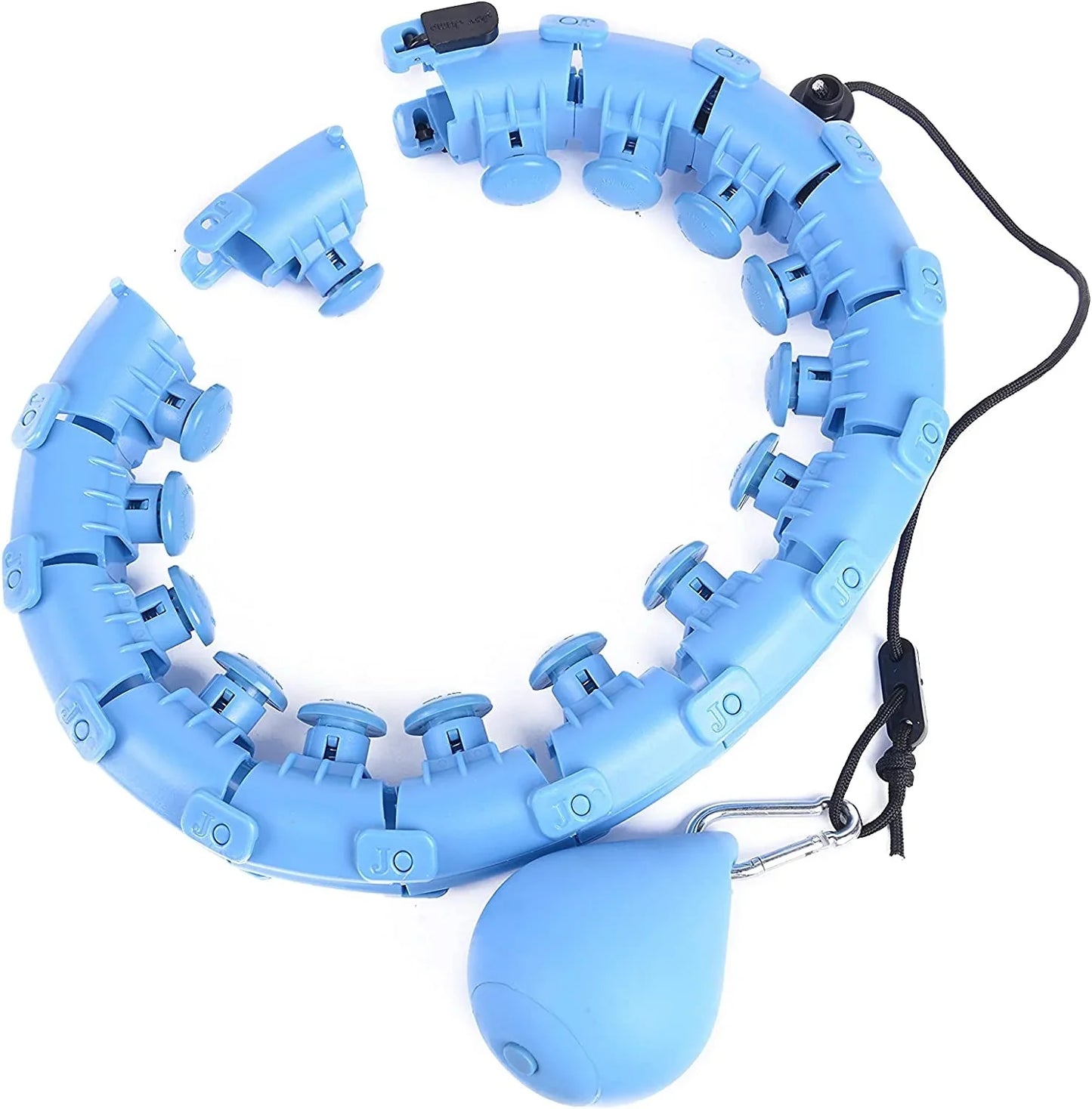 Weighted Hula Hoop โ Adjustable Fit Hoop for Weight Loss