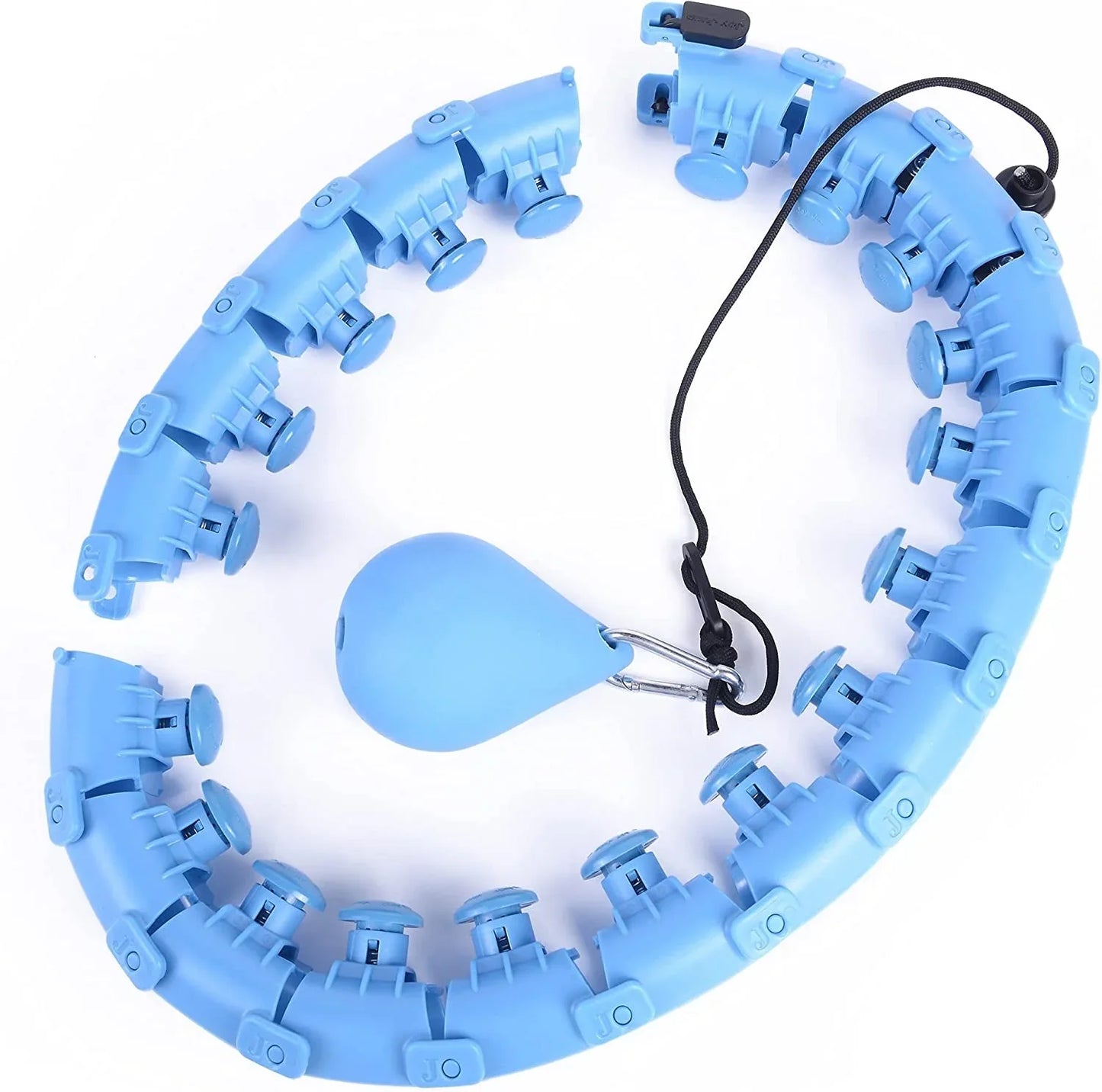 Weighted Hula Hoop โ Adjustable Fit Hoop for Weight Loss